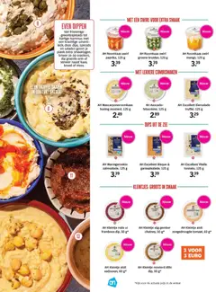 AH Avocado-fetacrème, 125 g, Avocado-fetacrème, 125 g - Voorbeeld van een folder van Albert Heijn, geldig van 08.04.2026 | Pagina: 21 | Producten: Ui, Tomaat, Salade, Gember