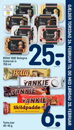 REMA 1000 Bologna Italiensk is, Italiensk is 750 ml gyldig fra 22.02.2026 | Side: 21