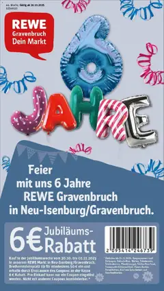 Rewe prospekt Neu-Isenburg / Gravenbruch	 ab 26.10.2025 gültig