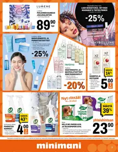 Minimani-mainoslehti voimassa 29.10.2025 alkaen | Sivu: 7