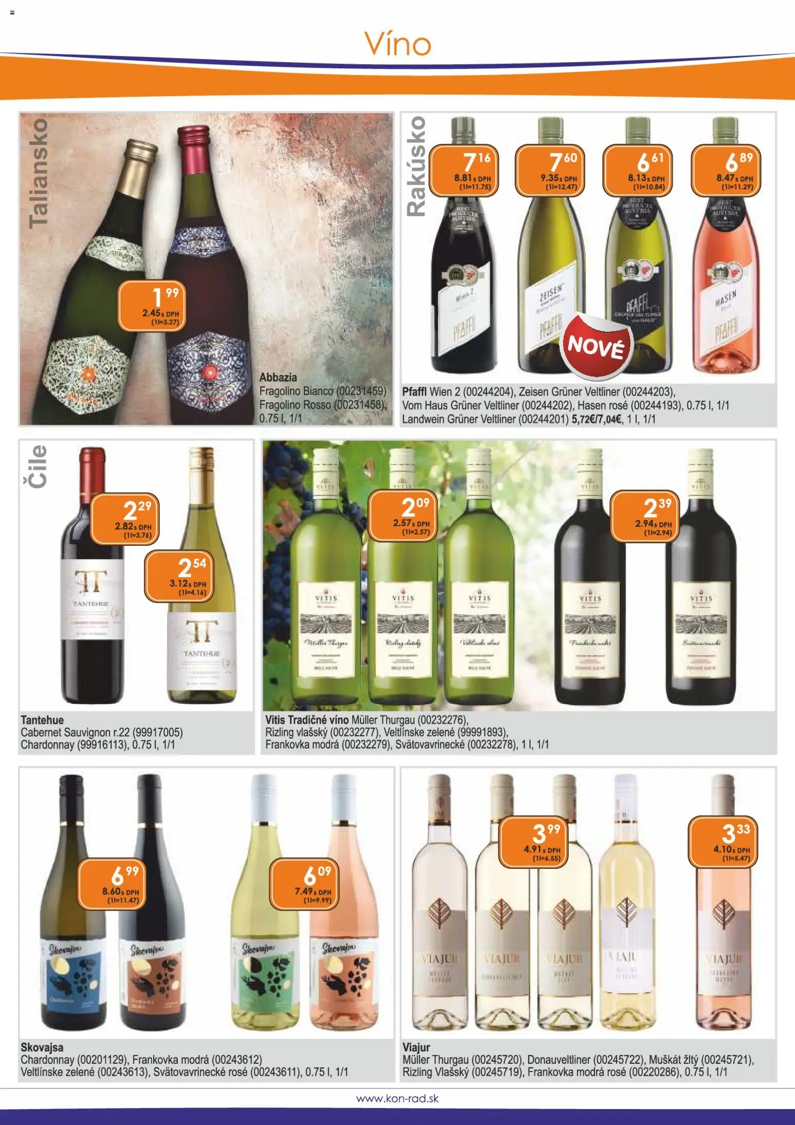 Nové KON - RAD akcie – leták je platný od 08.01.2026 | Strana: 12 | Produkty: Víno