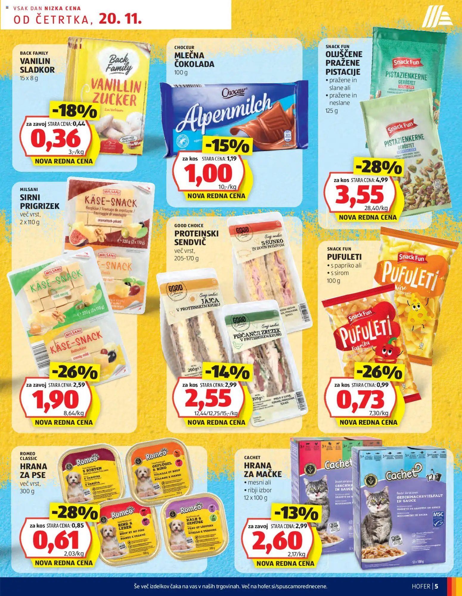 Novi Hofer katalog ponudbe – veljaven od 20.11.2025 | Stran: 5 | Izdelki: Paprika, Kos, Jajca, Sladkor