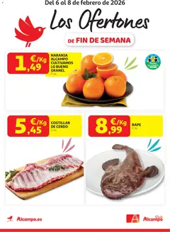 Vista previa Alcampo - Los Ofertones de fin de semana válido desde el 06.02.2026