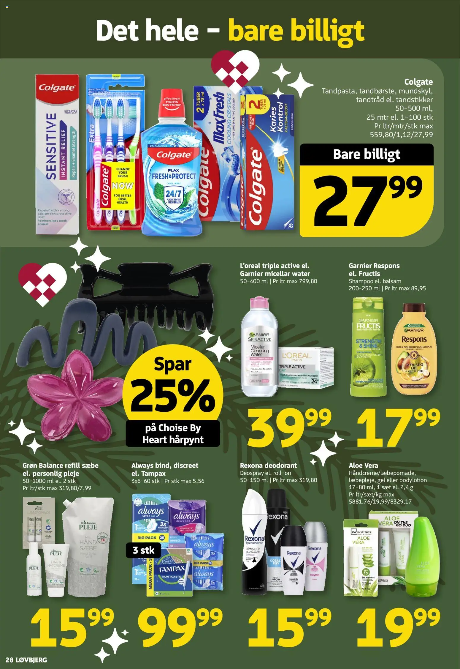 Løvbjerg tilbudsavis – gyldig fra 28.11.2025 | Side: 30 | Produkter: Shampoo, Sæbe, Deodorant, Tandtråd
