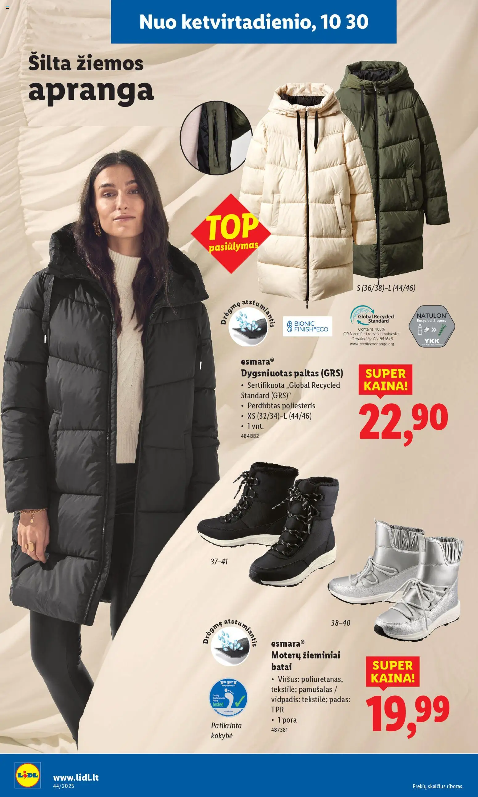 LIDL akcijos nuo 27.10.2025 | Puslapis: 24 | Prekių: Paltas