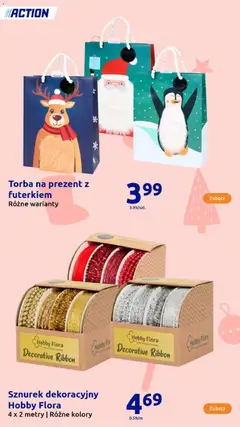 Pogląd oferty "Action Gazetka - Presents" - ważna od 29.10.2025 | Strona: 181 | Produkty: Torba