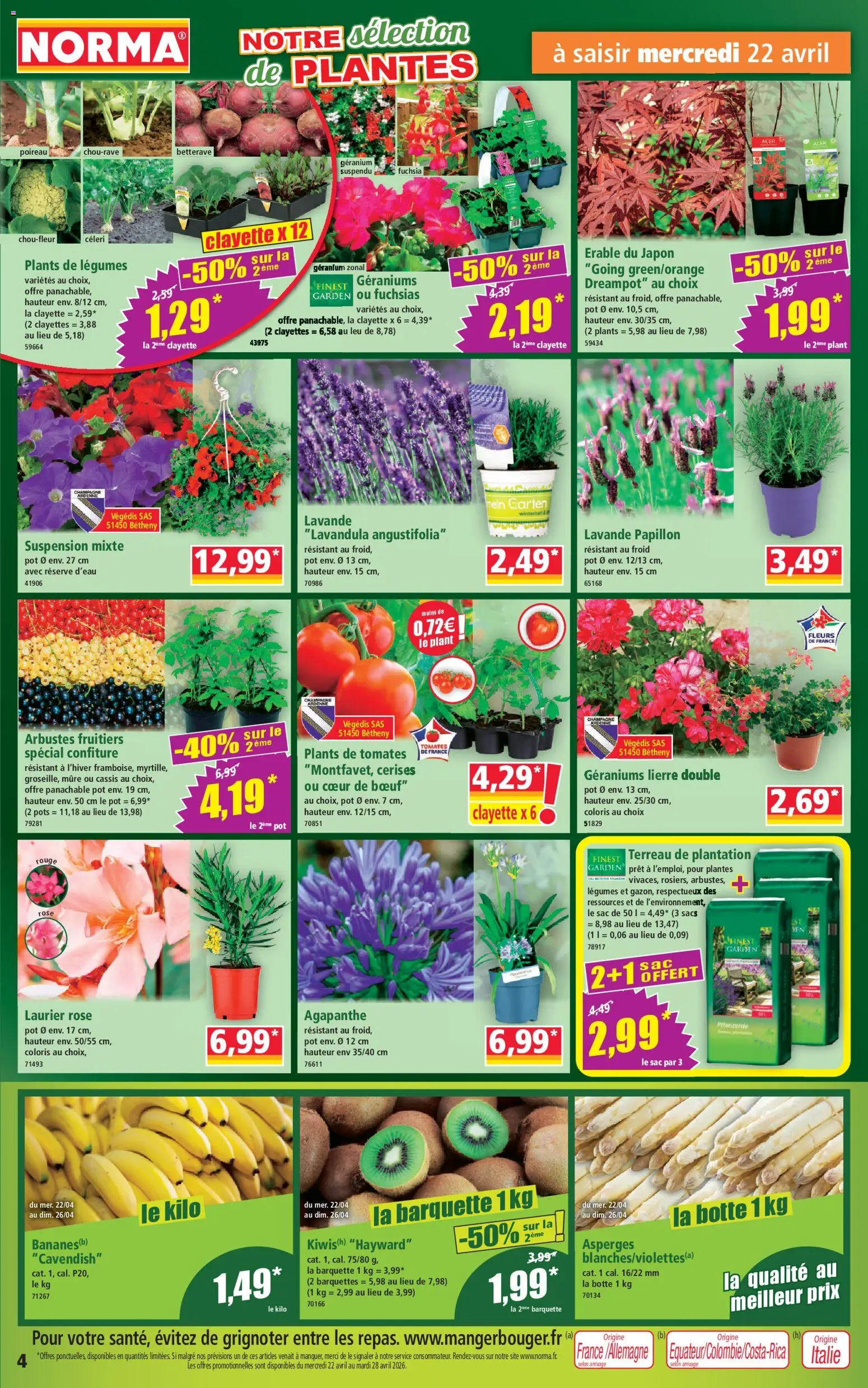 {H1} | Page: 4 | Produits: Cassis, Lavande, Laurier Rose, Champagne