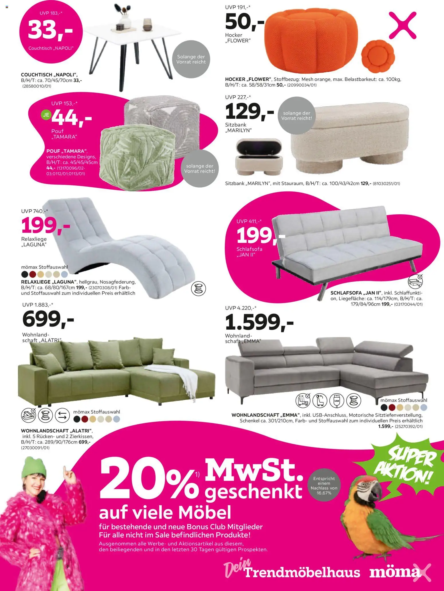 Mömax Prospekt aktuell gültig ab 27.12.2025 | Seite: 3 | Produkte: Couchtisch