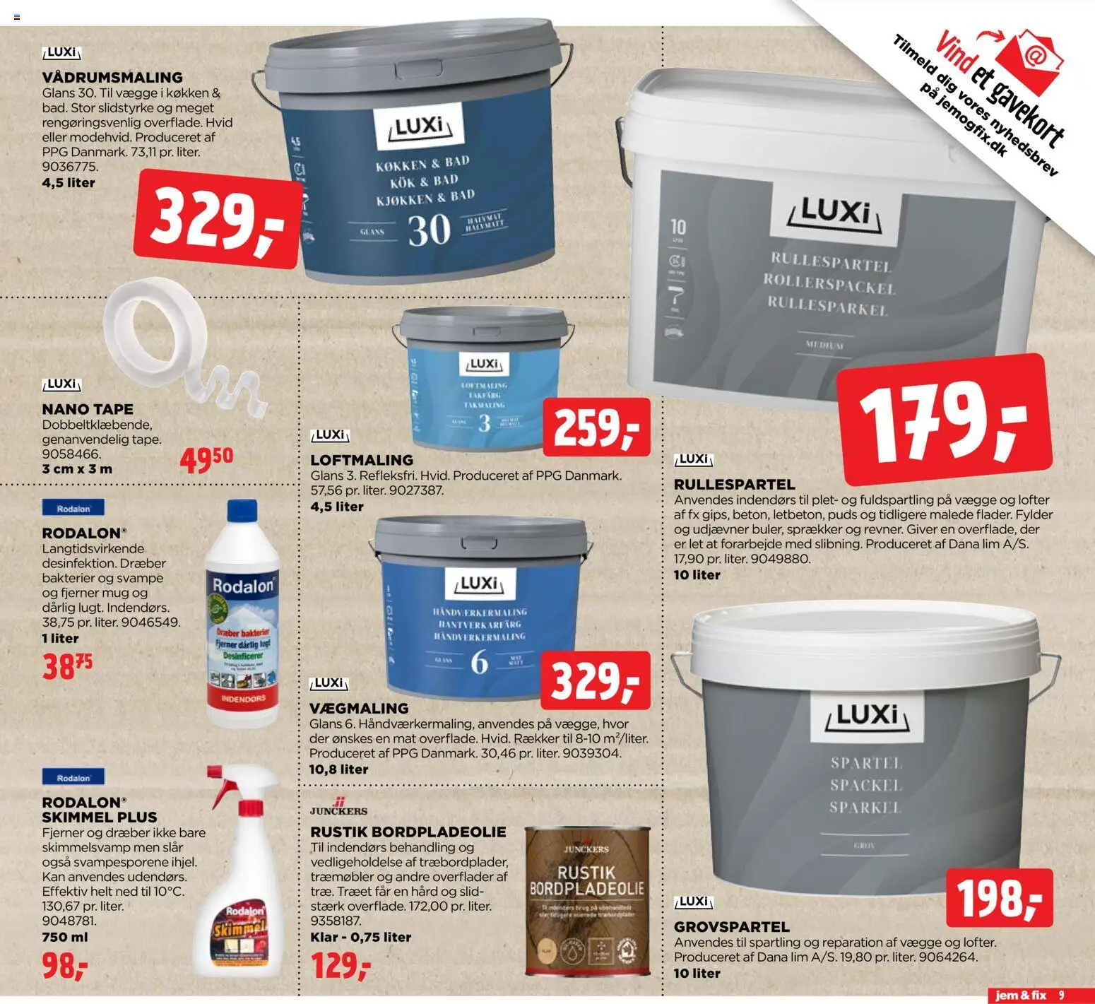 Jem & fix tilbudsavis – gyldig fra 11.01.2026 | Side: 9 | Produkter: Svampe, Løg, Bad