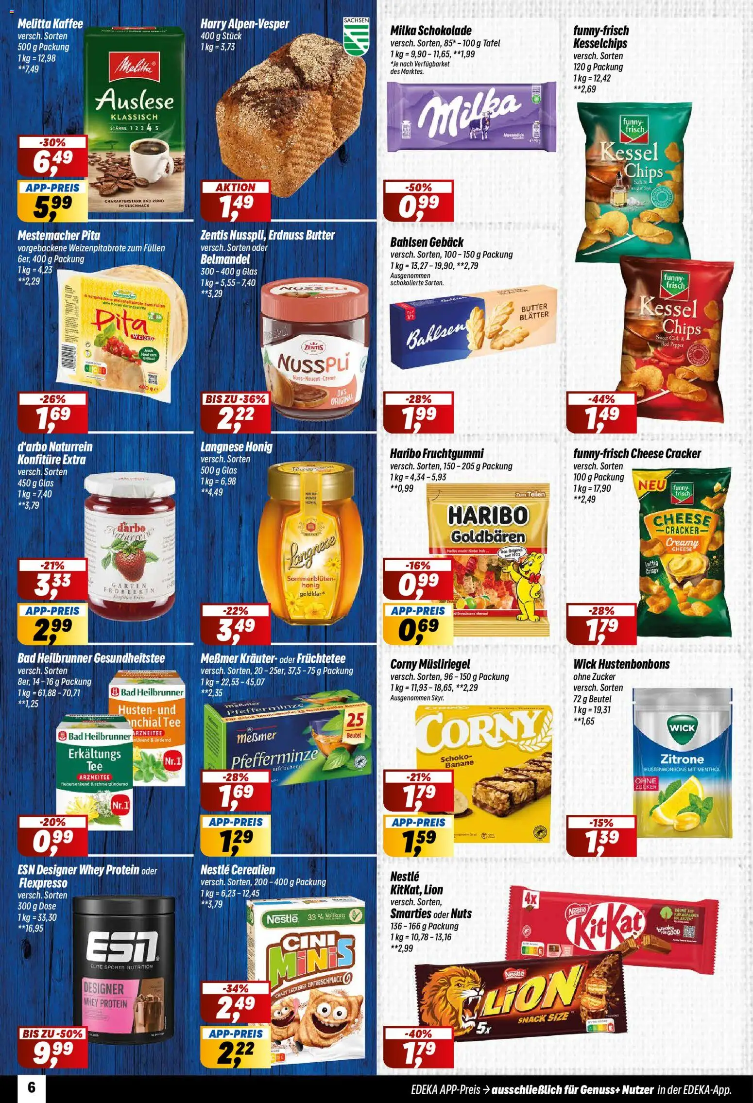 Simmel Prospekt 	 – gültig ab 02.03.2026 | Seite: 6 | Produkte: Melitta, Schokolade, Funny frisch, Zucker