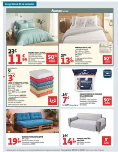 Auchan - Prévisualisation de Auchan prospectus valide à partir de 08.04.2026 | Page: 52 | Produits: Enveloppe, Fauteuil, Housse de couette, Couette