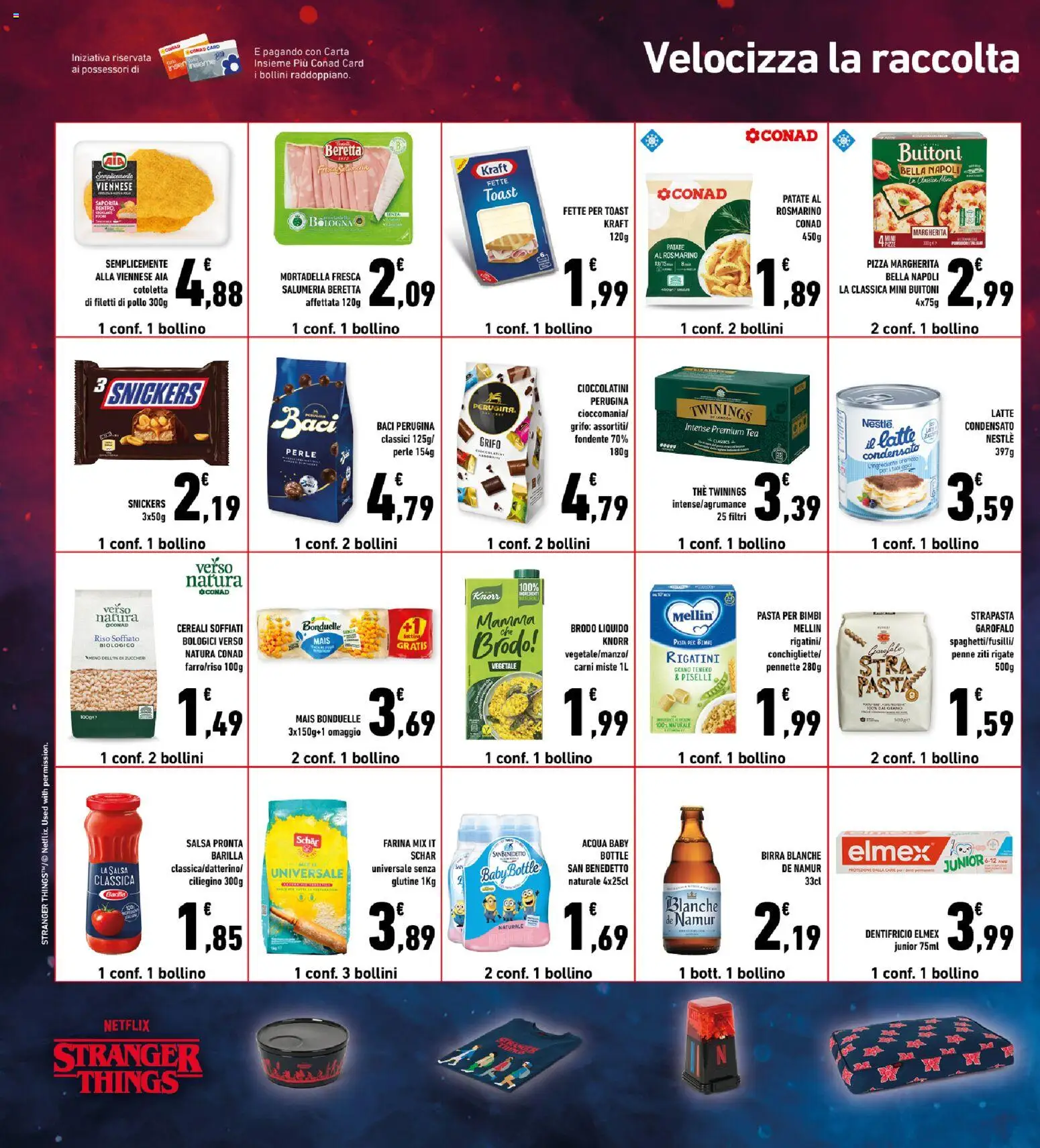 Volantino Conad del 06.11.2025 | Pagina: 28 | Prodotti: Dentifricio, Riso, Mortadella, Cioccolatini