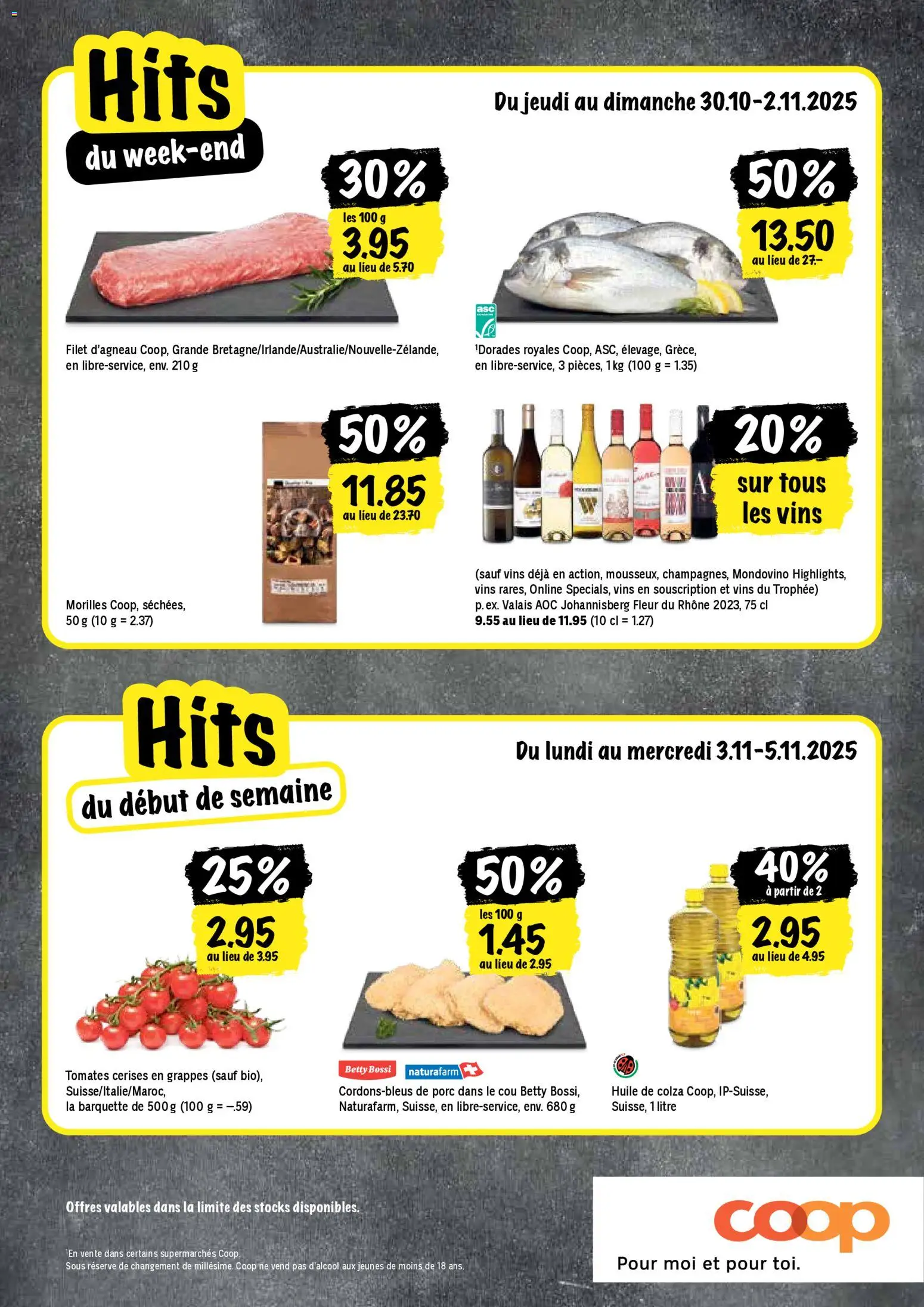 Coop - Les actions de la semaine – gültig ab 30.10.2025 | Seite: 20