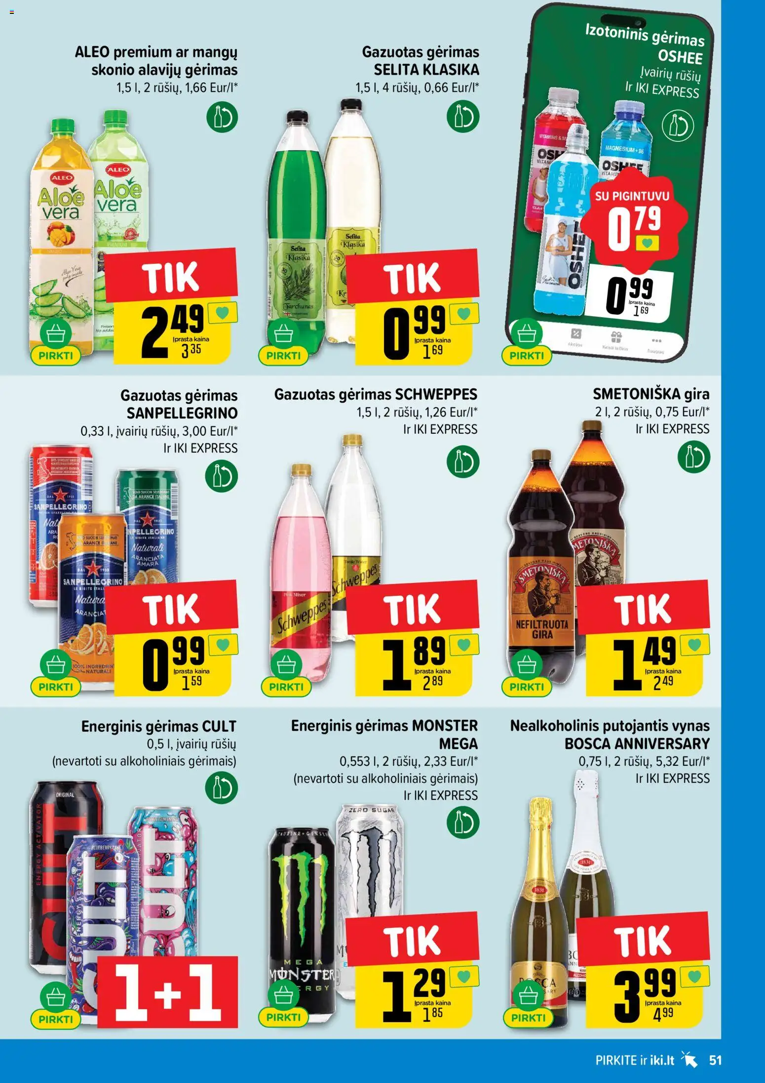 IKI akcijos nuo 27.04.2026 | Puslapis: 51 | Prekių: Energinis gėrimas, Vynas