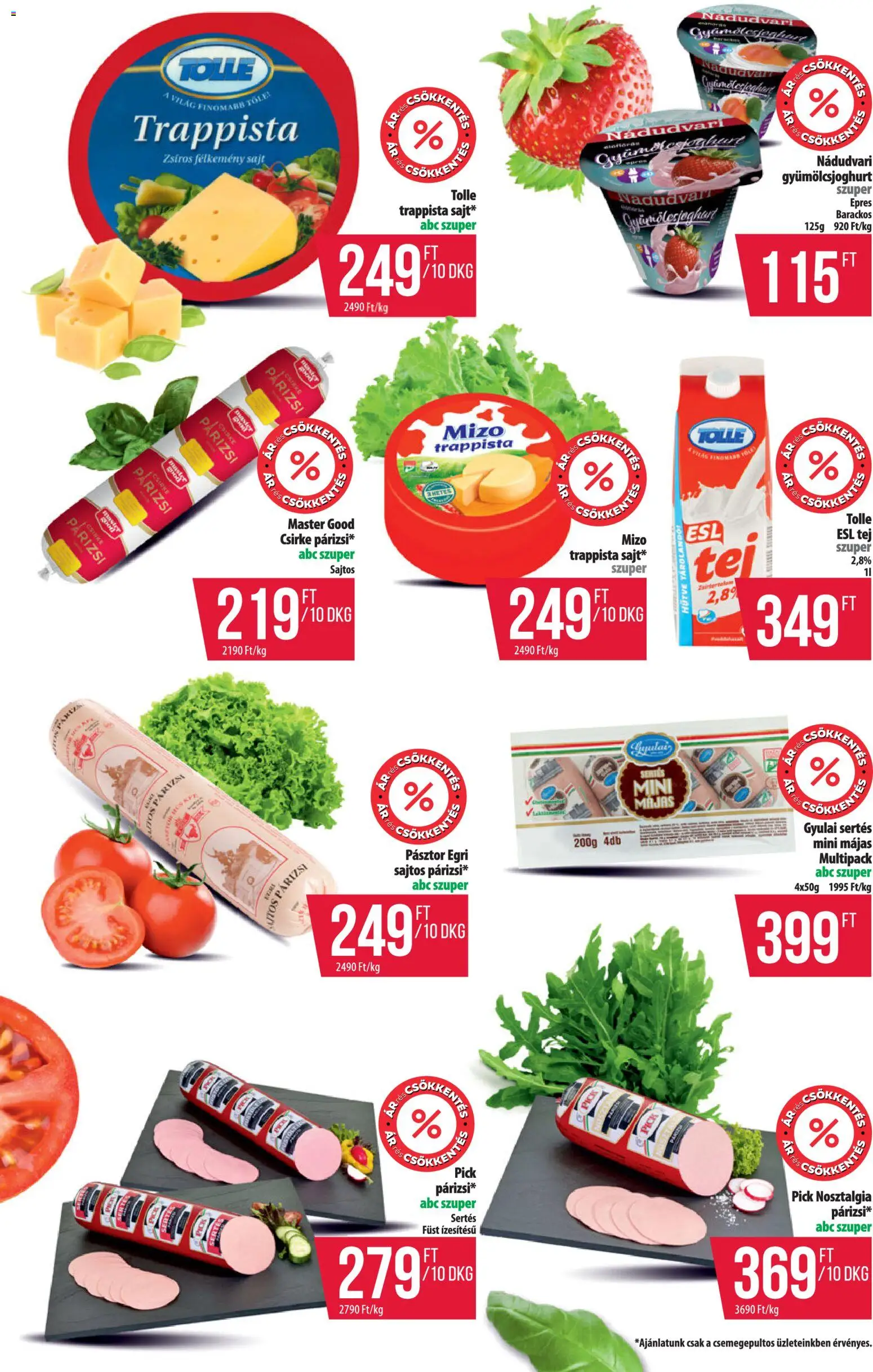 COOP akciós ujság - amely érvényes a következő dátumtól: 30.04.2026 | Oldal: 3 | Termékek: Pick, Sajt, Párizsi, Gyümölcsjoghurt