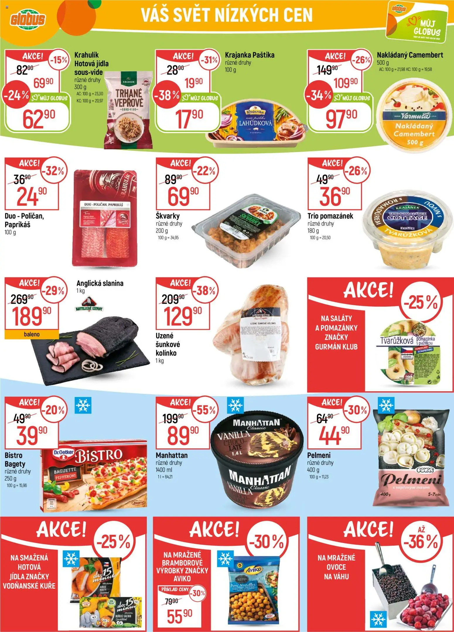 Globus leták - Chomutov od 27.12.2025 | Strana: 20 | Produkty: Globus, Anglická slanina, Kuře, Cottage