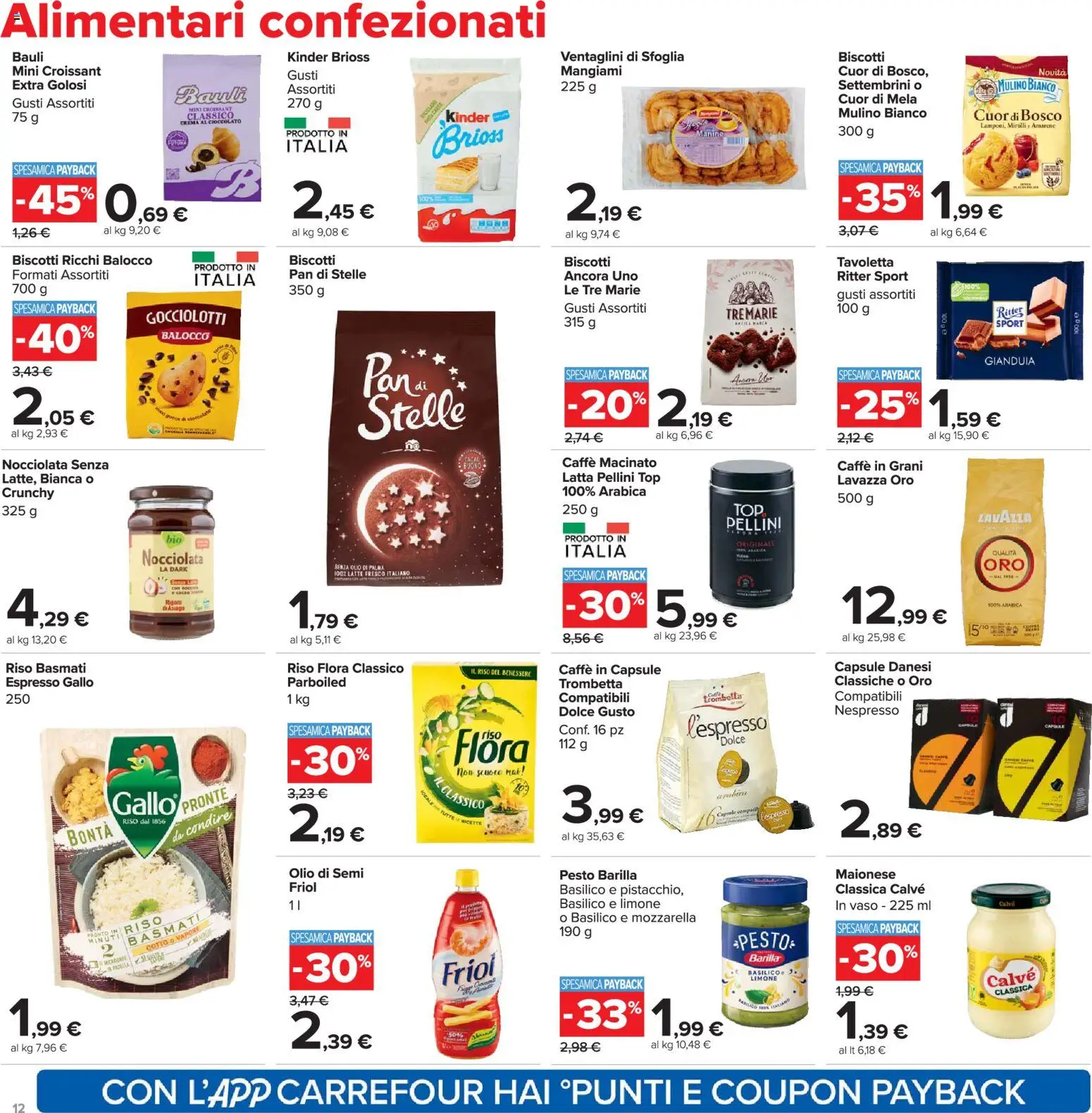 Volantino Carrefour del 07.04.2026 | Pagina: 12 | Prodotti: Crema, Caffè, Latte, Caffè in grani