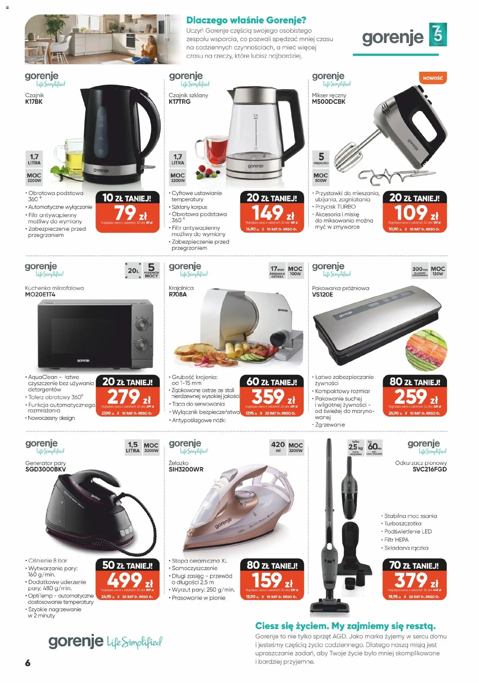 Max elektro Gazetka od 30.12.2025 | Strona: 6 | Produkty: Waga, Krajalnica, Mikser, Odkurzacz pionowy