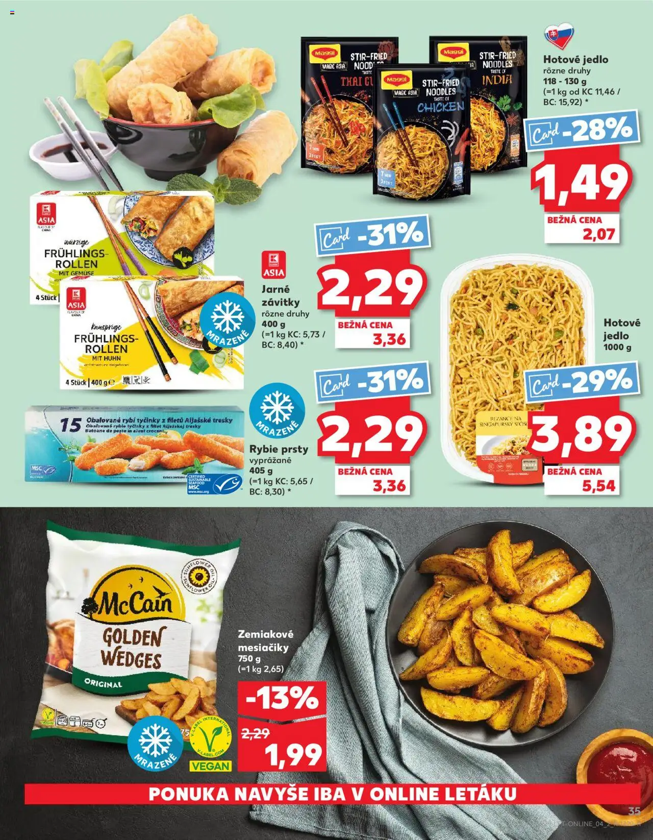 Nové Kaufland akcie – leták je platný od 17.07.2025 | Strana: 35