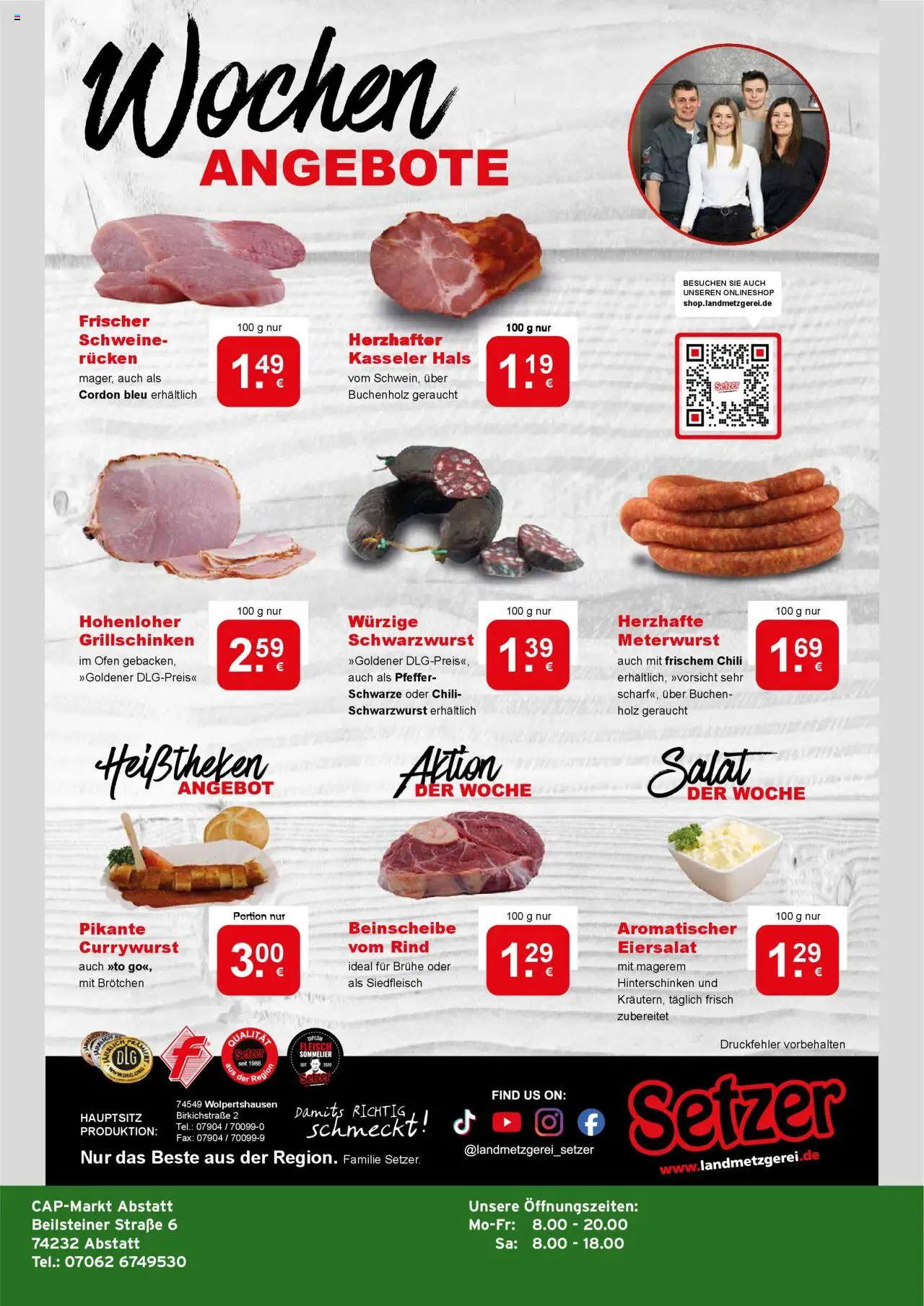 CAP Markt Prospekt – gültig ab 20.10.2025 | Seite: 4 | Produkte: Pfeffer, Chili, Fleisch, Salat