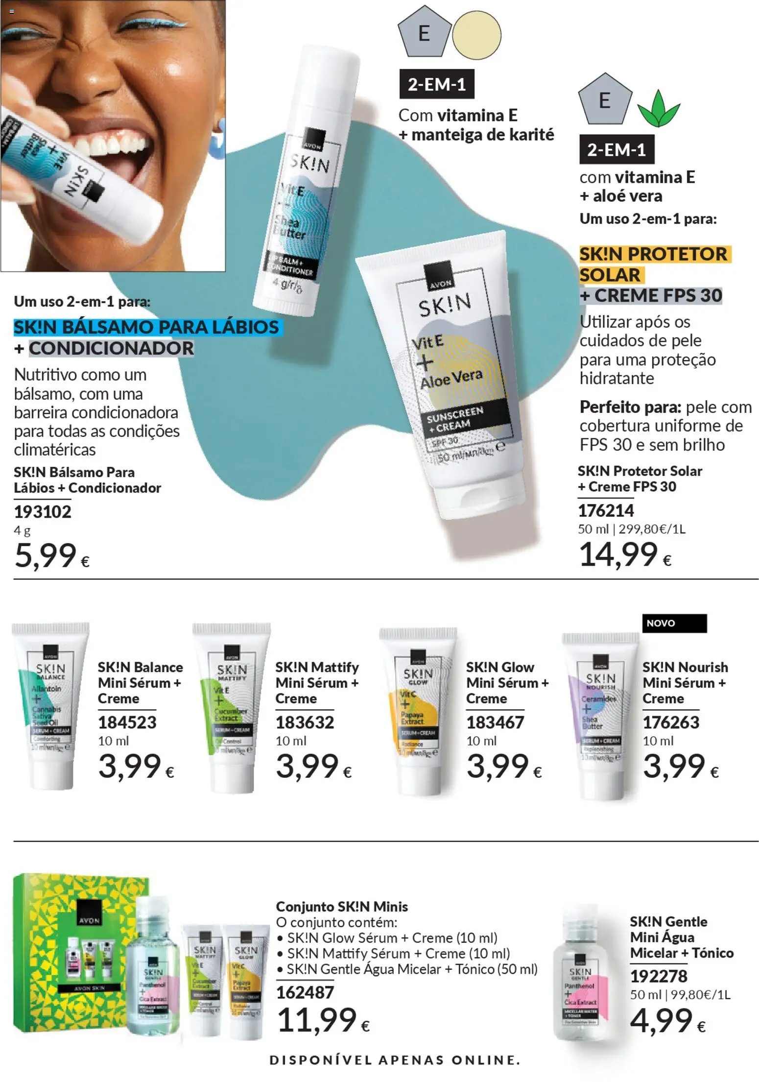 Catálogo Avon Campanha 2 │ válido de 01.02.2026 | Página: 137 | Produtos: Agua, Condicionador, Água micelar, Protetor solar