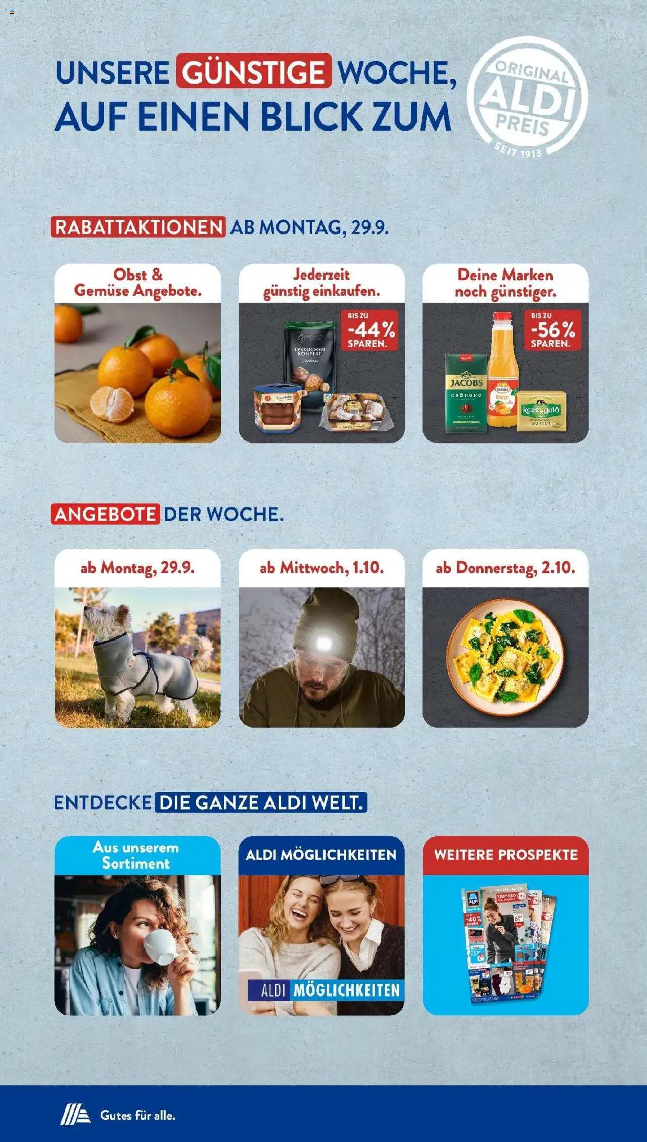 Aldi Süd - Aldi Süd: Wochenangebote – gültig ab 28.09.2025 | Seite: 2 | Produkte: Butter, Gemüse, Obst