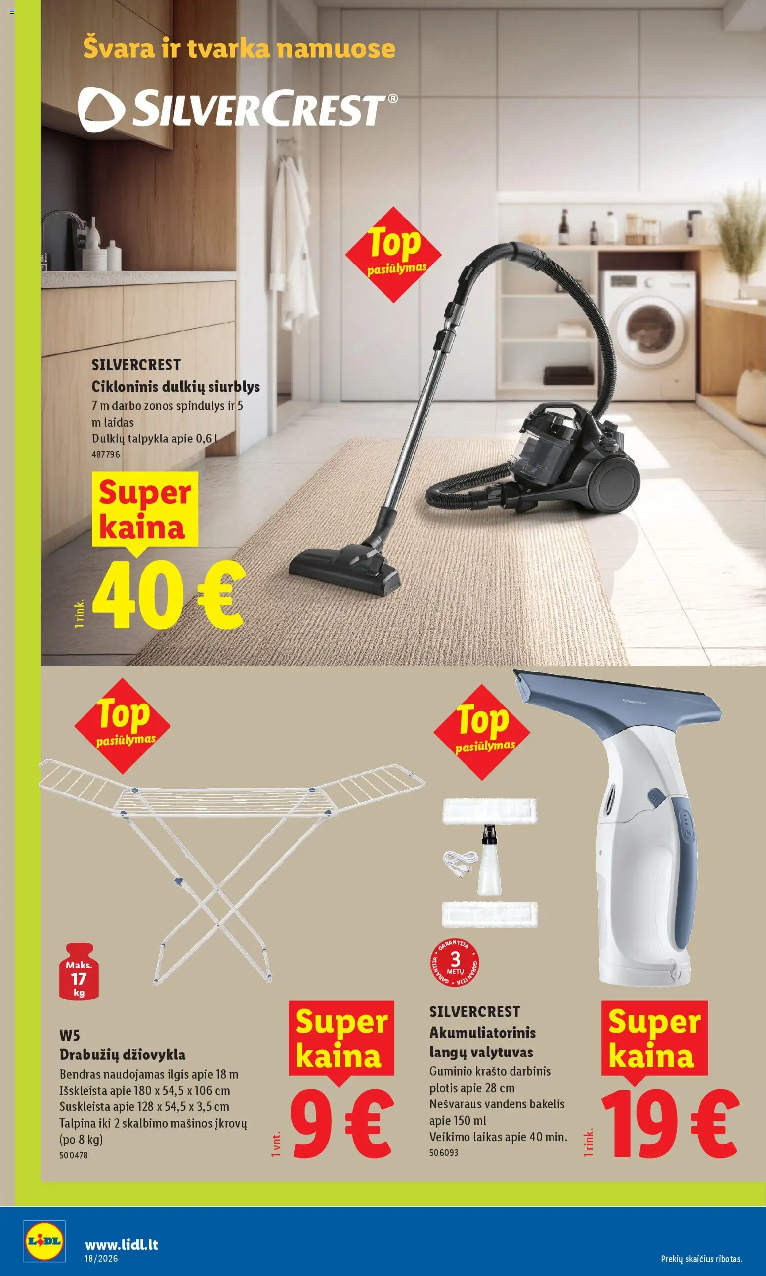 LIDL akcijos nuo 27.04.2026 | Puslapis: 2 | Prekių: Džiovykla, Bendras