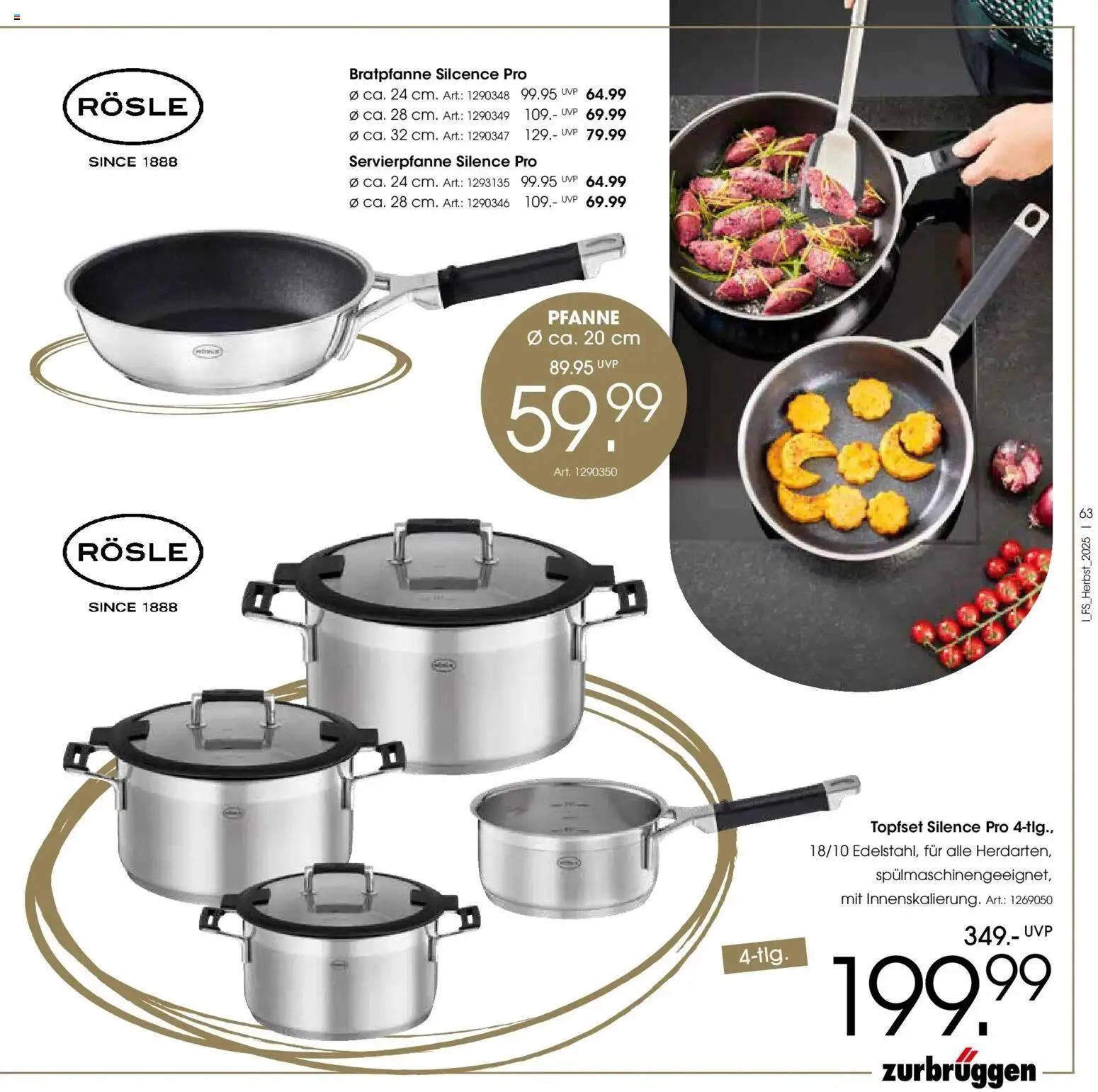 Zurbrüggen - Zurbrüggen: Raum für neue Lieblingsstücke – gültig ab 19.10.2025 | Seite: 63