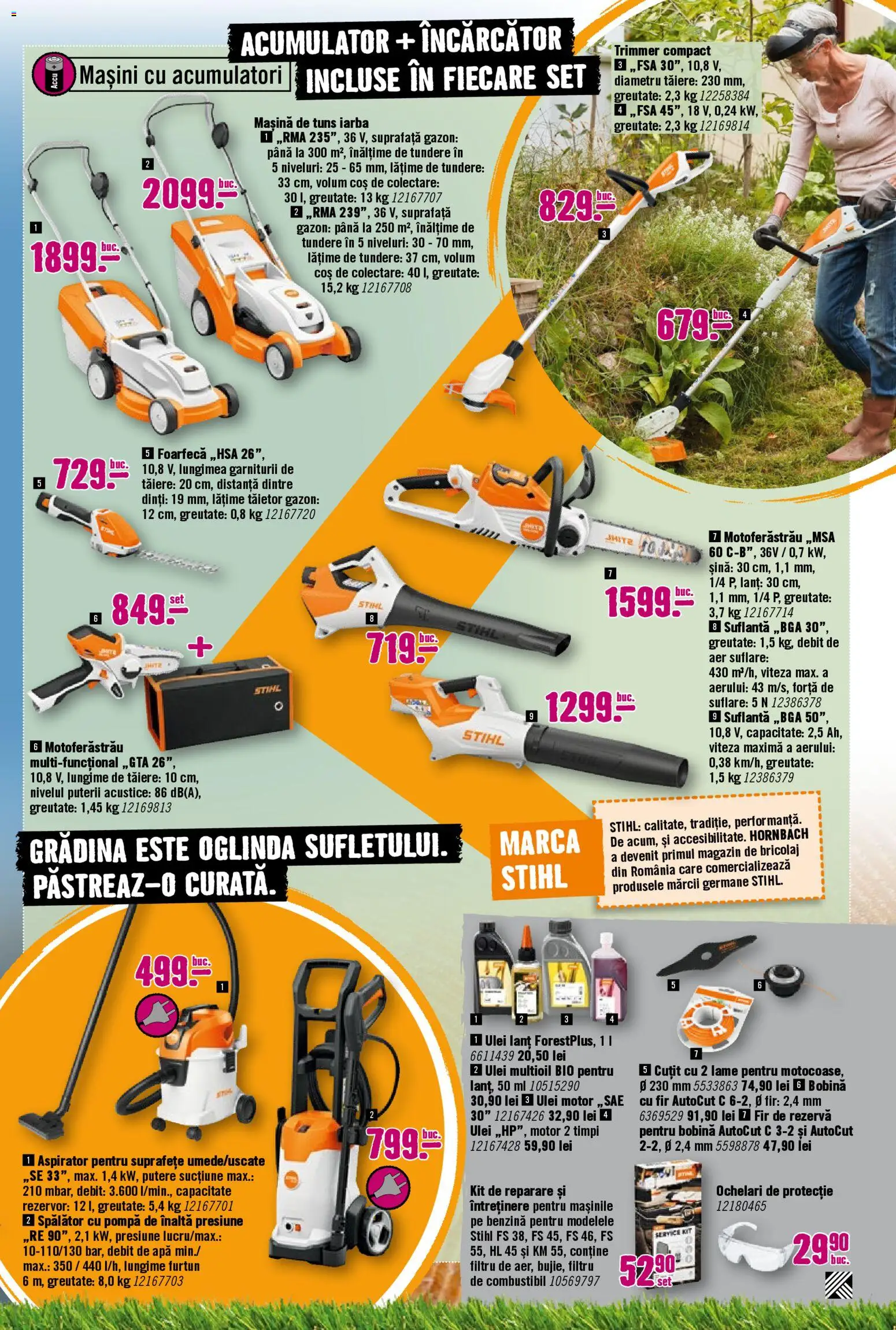 Noul catalog Hornbach – valabil de la 23.03.2026 | Pagină: 45 | Produse: Şerit ödül, Ochelari, Încărcător, Apă