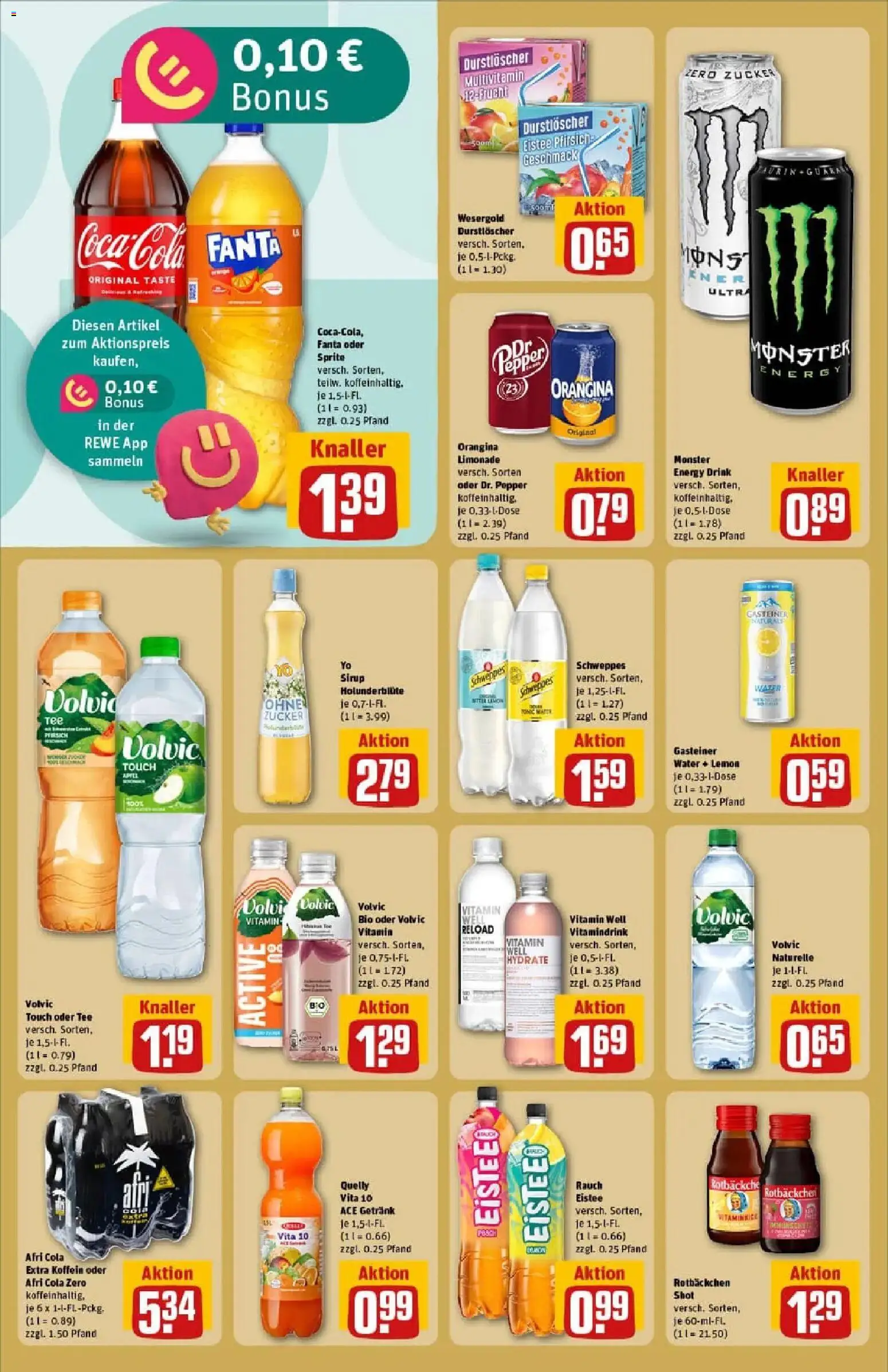 Rewe prospekt Chemnitz	 – gültig ab 11.01.2026 | Seite: 16 | Produkte: Energy, Limonade, Volvic touch, Pfirsich
