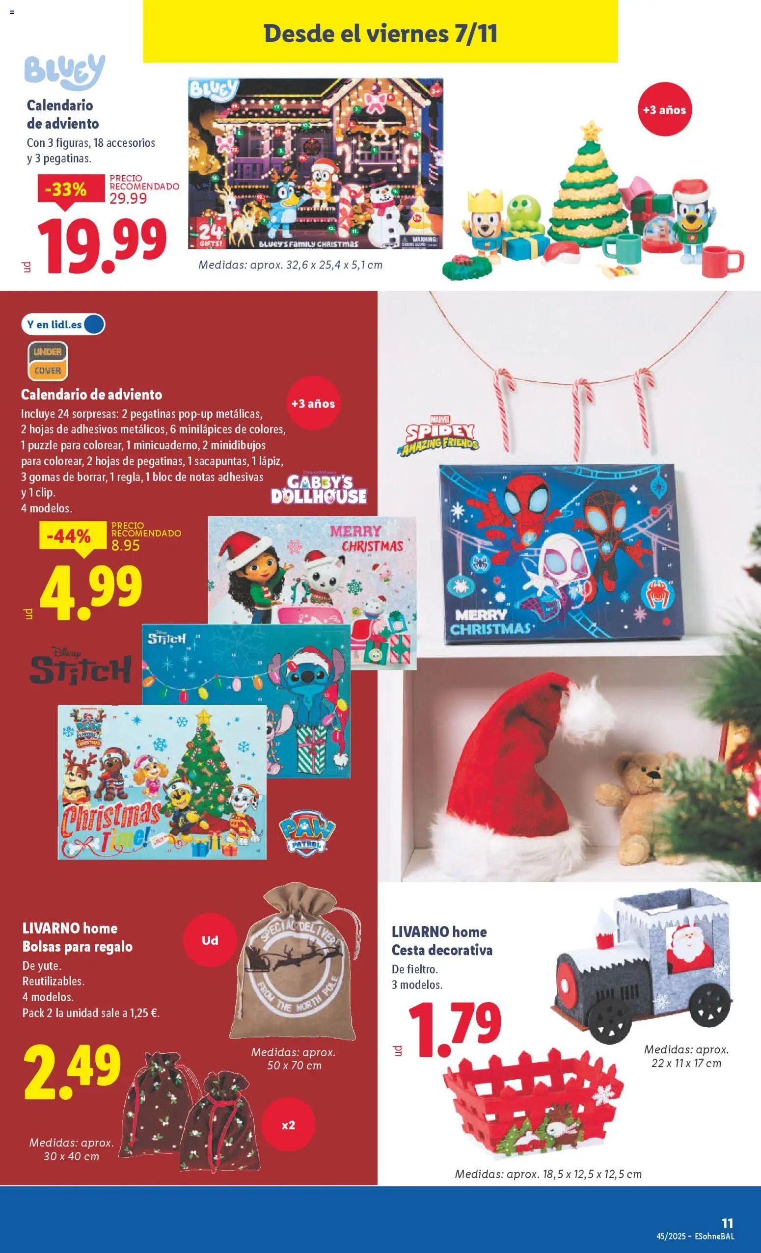 Lidl folleto de bazar │ válido desde el 03.11.2025 | Página: 21 | Productos: Cesta