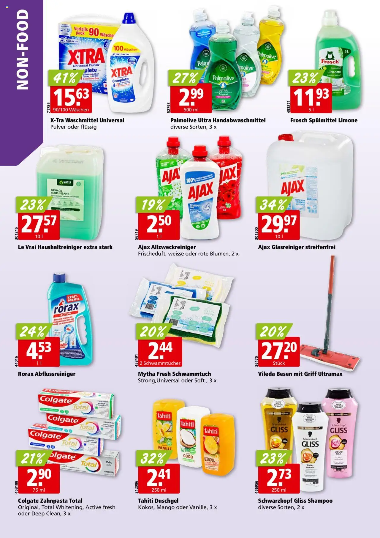 Aligro Aktionen ab 25.08.2025 | Seite: 30 | Produkte: Shampoo, Duschgel, Zahnpasta, Mango