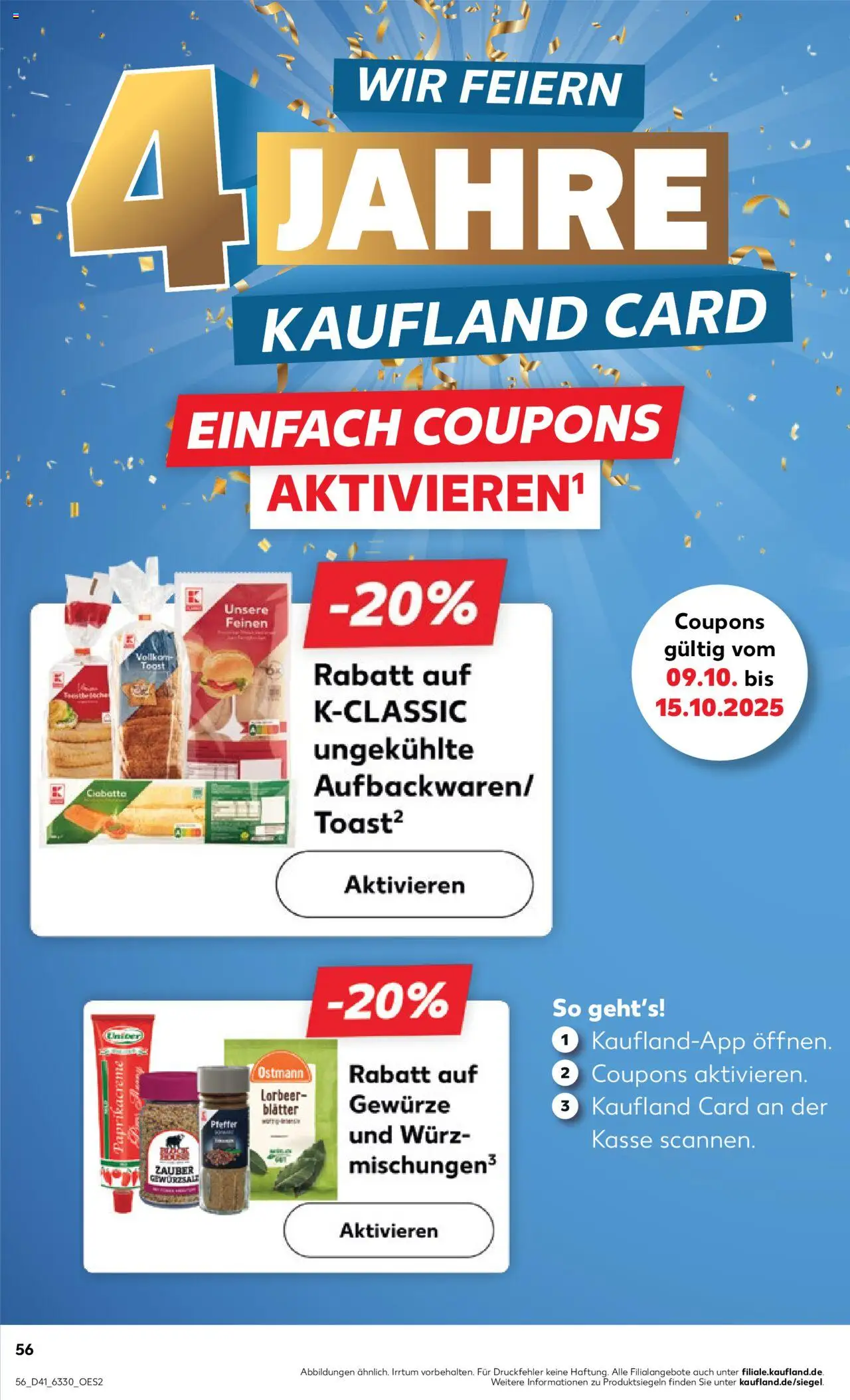 Kaufland prospekt Kiel	 – gültig ab 09.10.2025 | Seite: 56 | Produkte: Gewürze, Pfeffer
