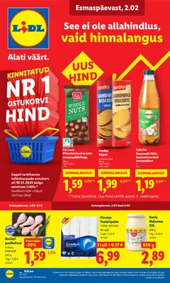 Lidl kliendilehe eelvaade alates 02.02.2026