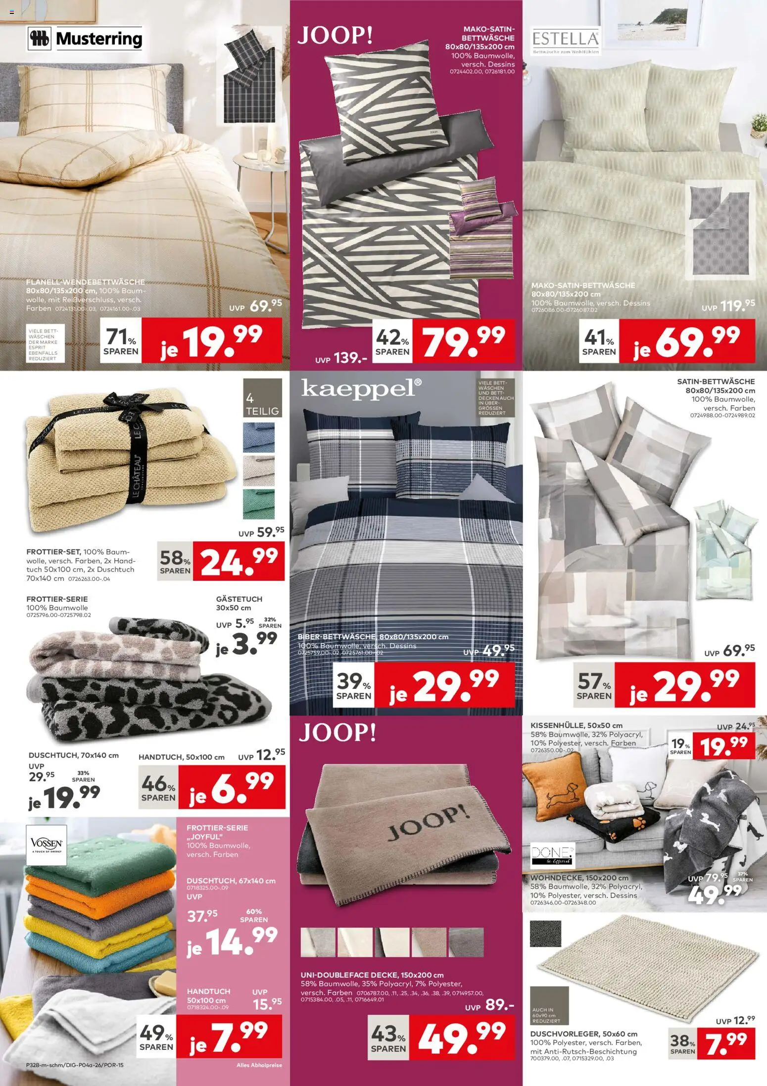 Porta! WSV bis zu 70% reduziert - Aachen – gültig ab 18.01.2026 | Seite: 2 | Produkte: Bett, Energy, Bettwäsche