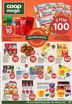 Forhåndsvisning av Coop Mega kundeavis gyldig fra 11.08.2025