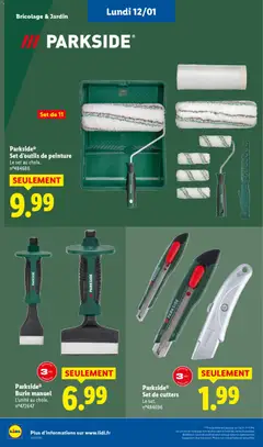 LIDL - Prévisualisation de Parkside® Set d'outils de peinture, Le set au choix. n°484686 valide à partir de 08.01.2026 | Page: 72