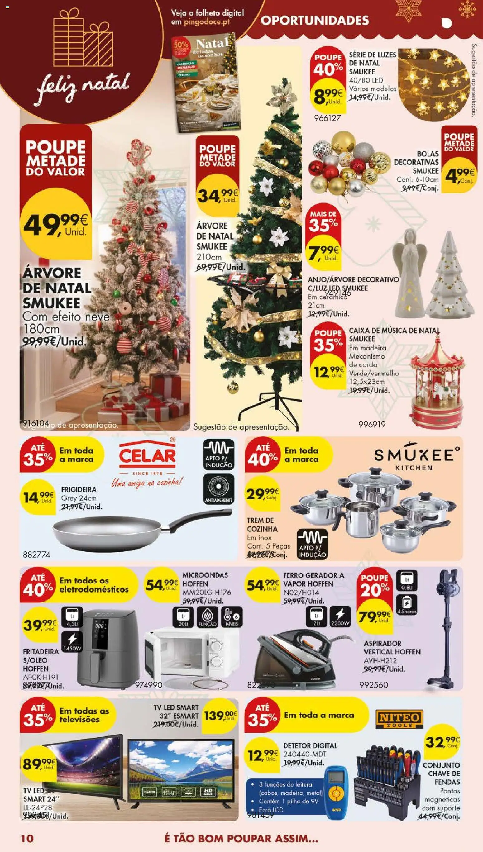 Pingo Doce folheto │ válido de 11.11.2025 | Página: 64 | Produtos: Air fryer, Chave de fendas, Microondas, Caixa