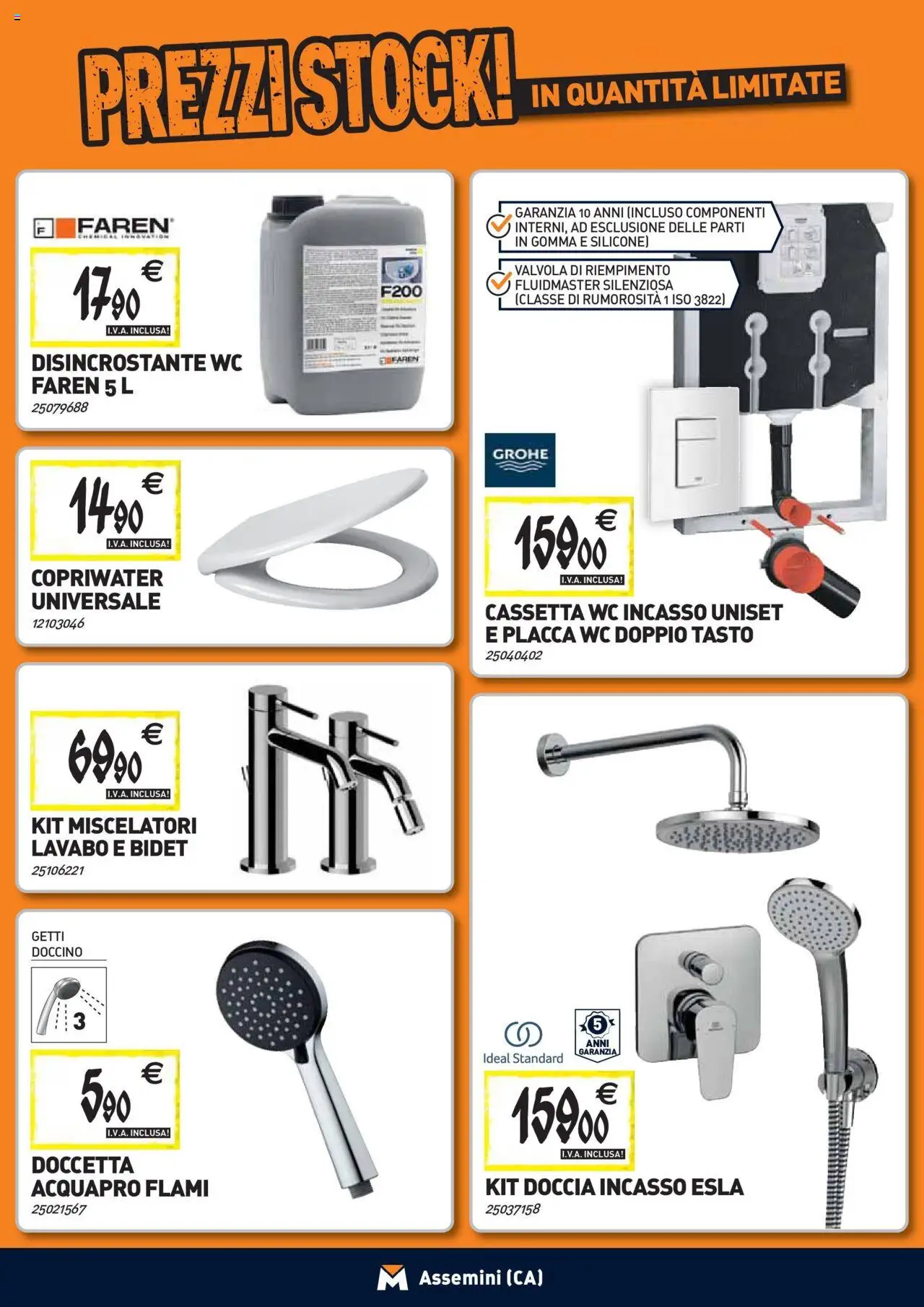 Volantino TECNOMAT del 24.09.2025 | Pagina: 4 | Prodotti: Silicone, WC, Doccia