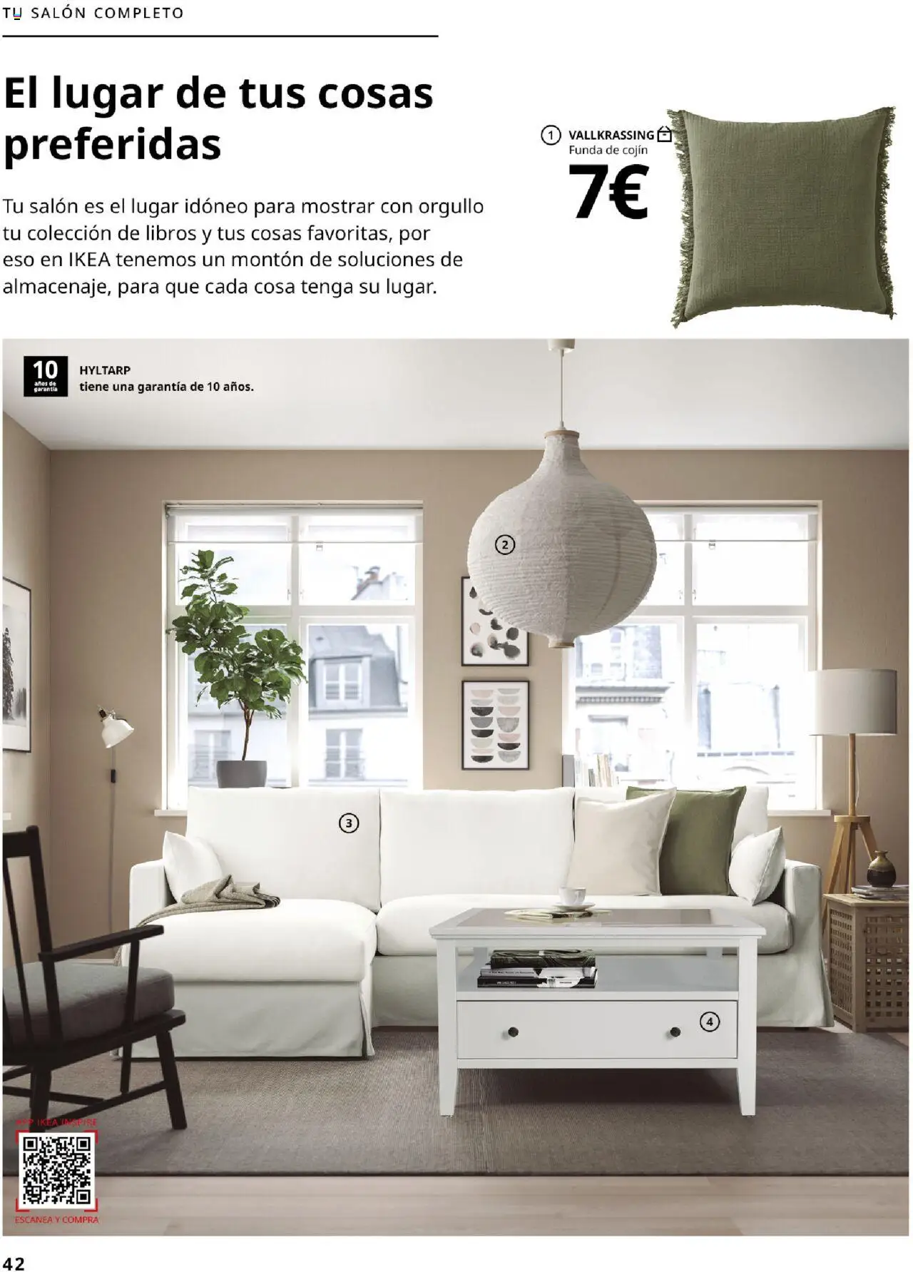 Catálogo IKEA Salones │ válido desde el 17.02.2025 | Página: 42 | Productos: Funda, Funda de cojín, Cojín