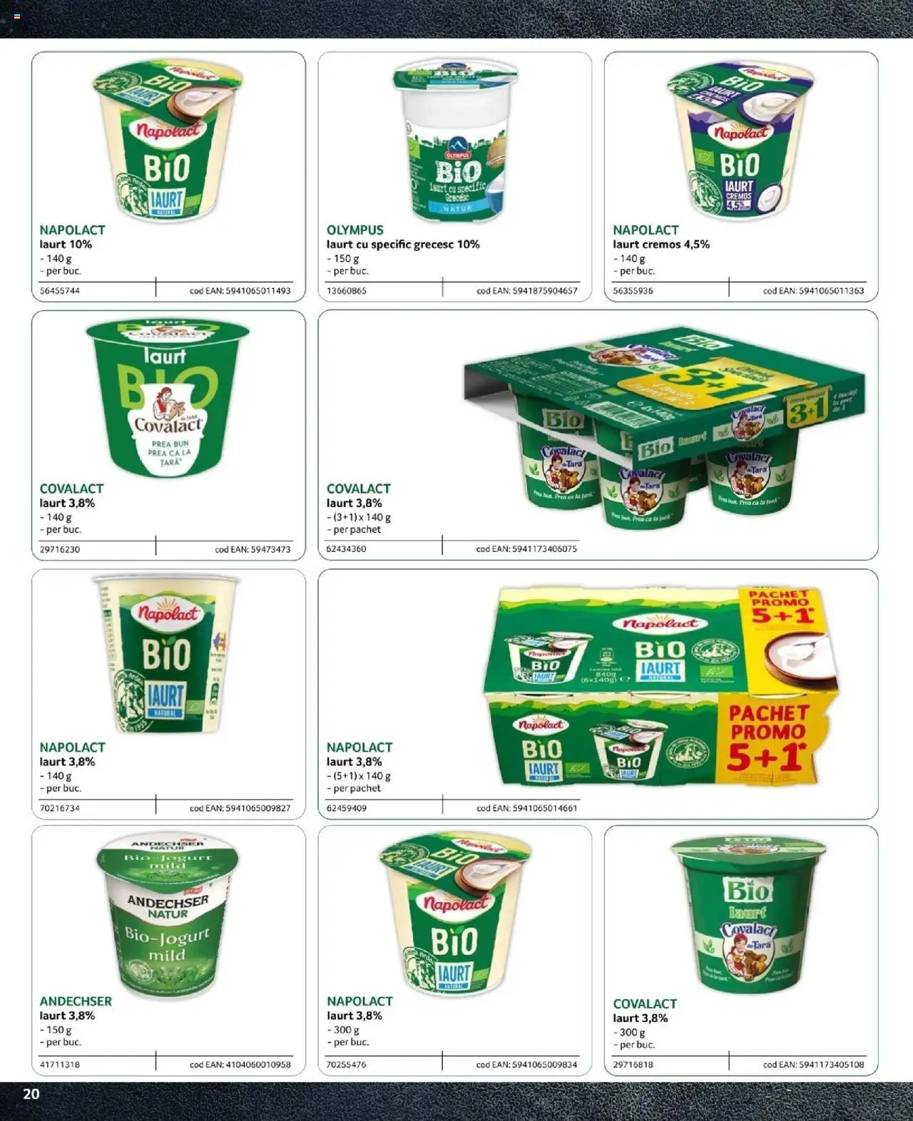 Noul catalog Selgros – valabil de la 09.02.2024 | Pagină: 20 | Produse: Presă, Iaurt