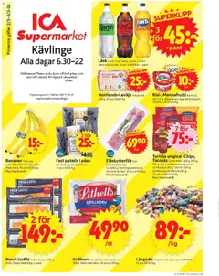 ICA Supermarket - Kävlinge - Förhandsvisning av reklamblad från butik ICA Supermarket aktuell från 02.03.2026