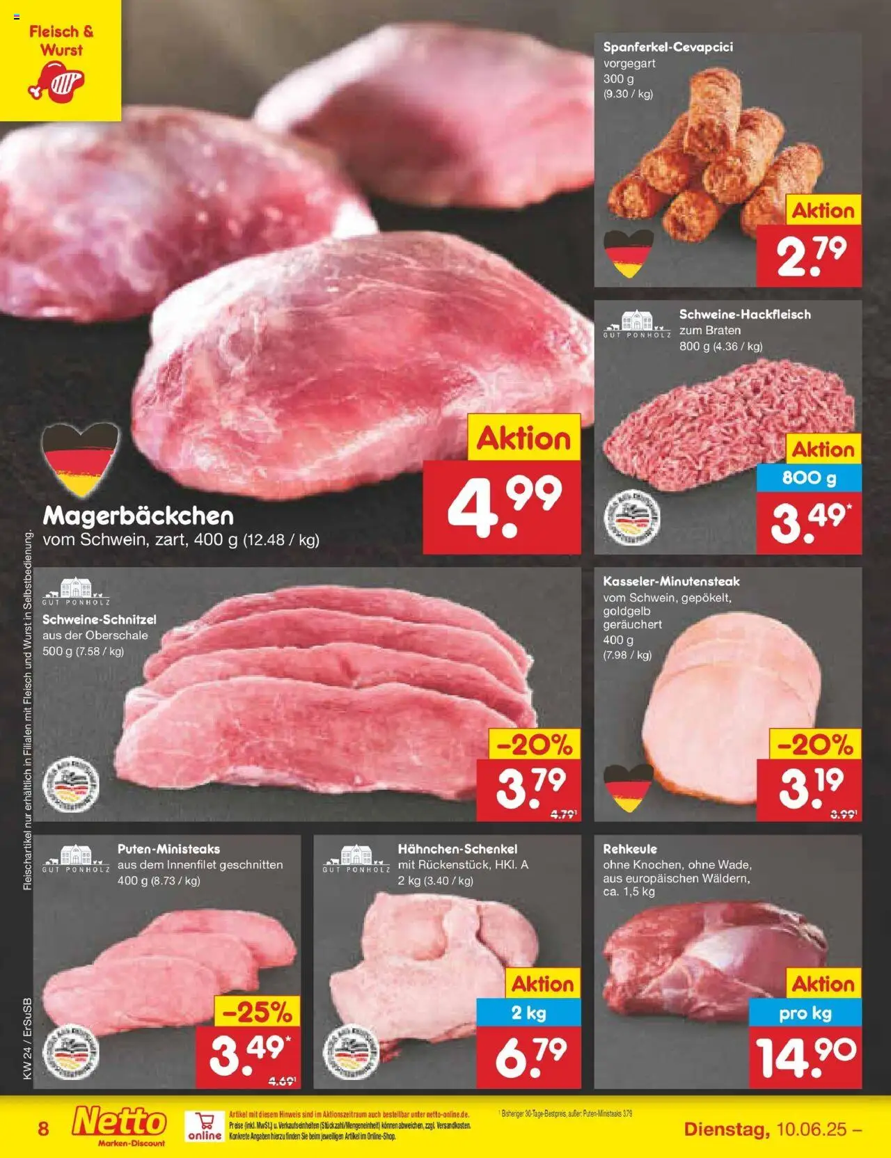 Netto Marken-Discount prospekt Erfurt	 - gültig ab dem 10.06.2025 | Seite: 8