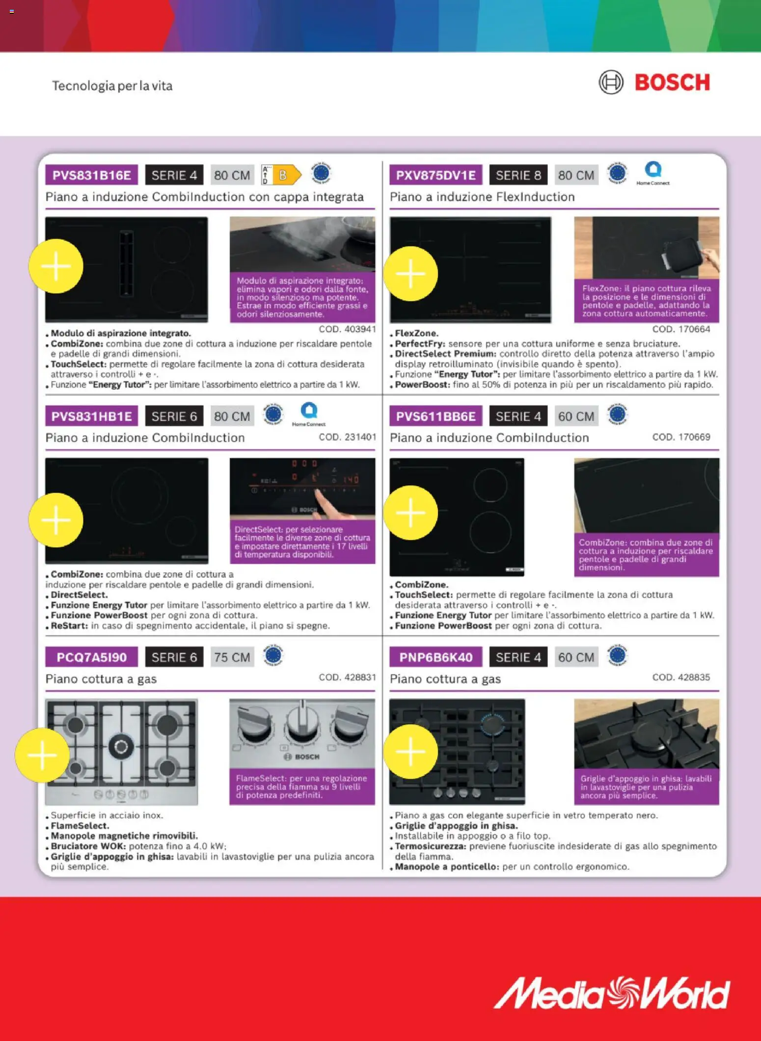 Volantino Media World del 25.11.2025 | Pagina: 29 | Prodotti: Piano cottura, Lavastoviglie