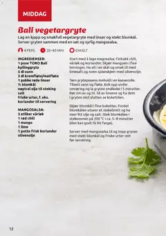 Forhåndsvisning av vårløk, 3 stilker vårløk gyldig fra 07.04.2026 | Side: 12