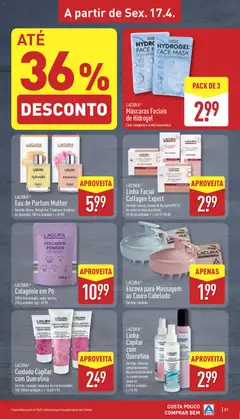 Pré-visualização Aldi folheto válido de 13.04.2026 | Página: 31 | Produtos: Pó, Shampoo, Condicionador, Máscara facial