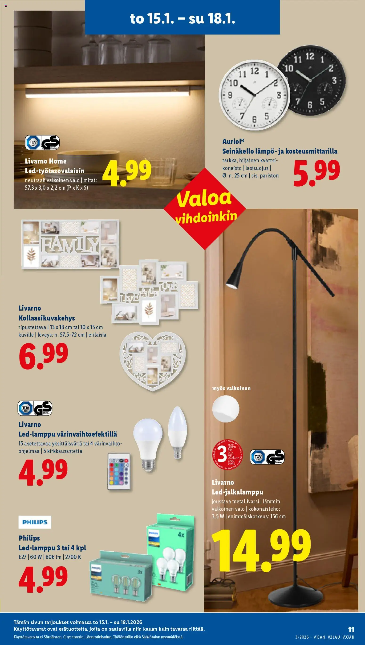 Lidl tarjoukset - Helsinki – voimassa 15.01.2026 alkaen | Sivu: 15