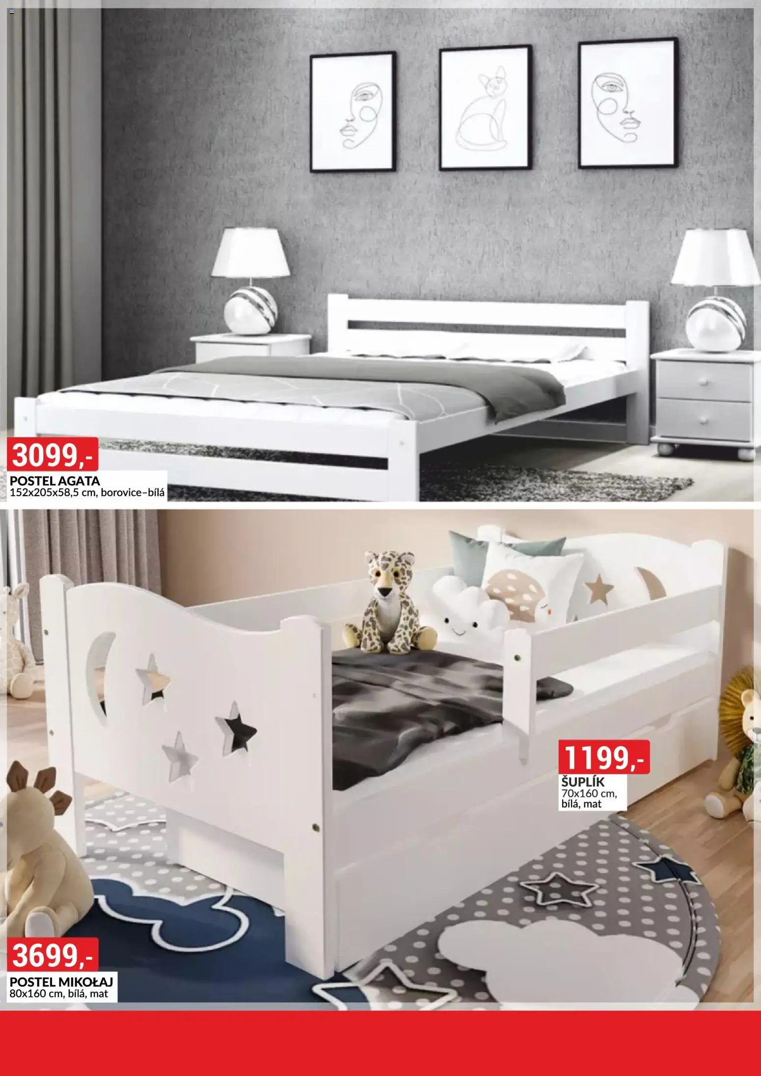 BAUMAX leták - Objevte svět nábytku od 01.04.2026 | Strana: 45 | Produkty: Postel