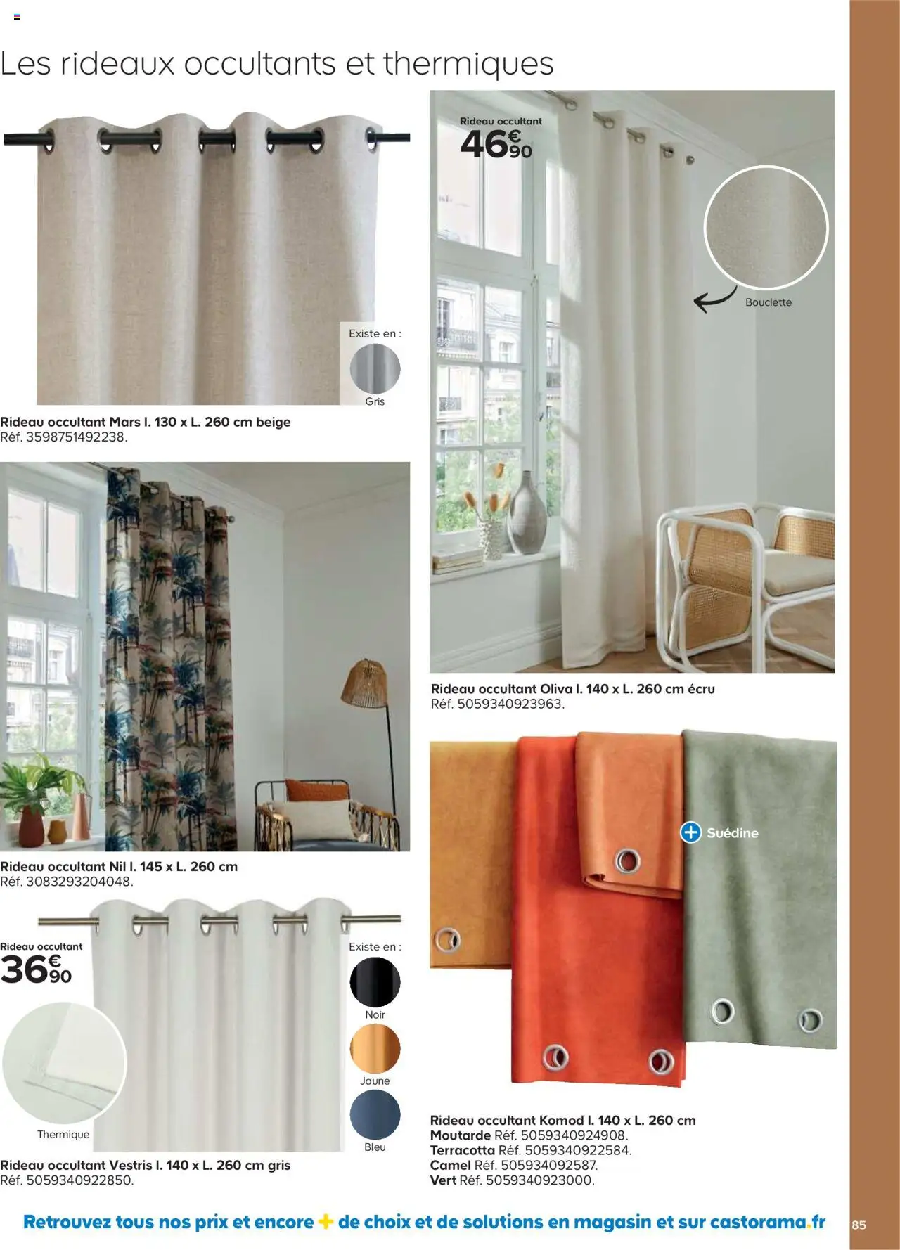  | Page: 85 | Produits: Moutarde, Rideau