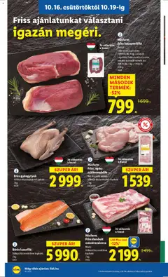 Lidl Akciós újság - amely érvényes a következő dátumtól: 16.10.2025 | Oldal: 6